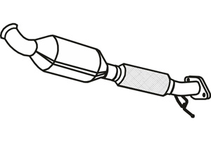 Catalytic converter i gruppen Tillflligt dolda artiklar hos  Professional Parts Sweden AB (P9500DCAT)