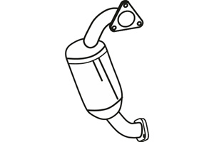 Catalytic converter i gruppen Tillflligt dolda artiklar hos  Professional Parts Sweden AB (P9501DCAT)
