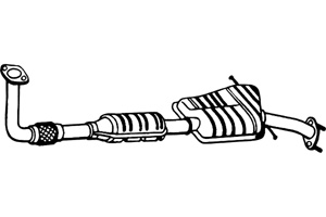 Catalytic converter i gruppen Tillflligt dolda artiklar hos  Professional Parts Sweden AB (P9506DCAT)