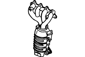 Catalytic converter in the group  at  Professional Parts Sweden AB (P9511CAT)