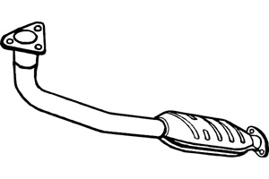 Catalytic converter i gruppen Tillflligt dolda artiklar hos  Professional Parts Sweden AB (P9512CAT)