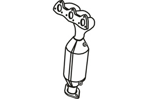 Catalytic converter in the group  at  Professional Parts Sweden AB (P9514CAT)