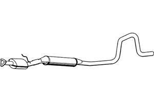 Catalytic converter in the group  at  Professional Parts Sweden AB (P9515CAT)