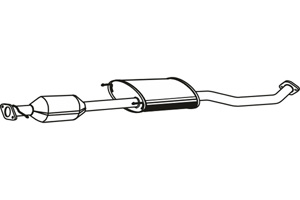 Catalytic converter in the group  at  Professional Parts Sweden AB (P9516CAT)