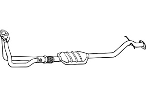 Catalytic converter i gruppen Tillflligt dolda artiklar hos  Professional Parts Sweden AB (P9521CAT)