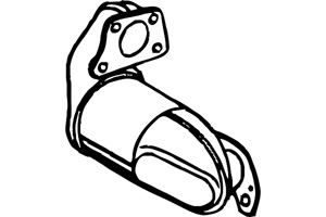 Catalytic converter i gruppen Tillflligt dolda artiklar hos  Professional Parts Sweden AB (P9524DCAT)