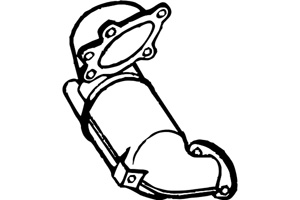 Catalytic converter in the group  at  Professional Parts Sweden AB (P9525DCAT)