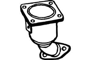Catalytic converter i gruppen Tillflligt dolda artiklar hos  Professional Parts Sweden AB (P9528CAT)