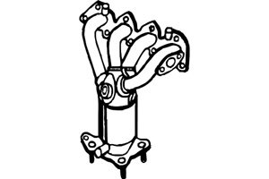 Catalytic converter i gruppen Tillflligt dolda artiklar hos  Professional Parts Sweden AB (P9531DCAT)