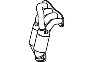Catalytic converter i gruppen Tillflligt dolda artiklar hos  Professional Parts Sweden AB (P9539CAT)
