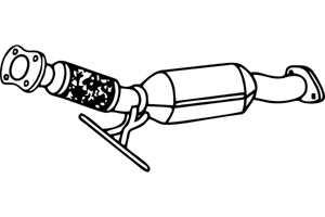 Catalytic converter in the group Exhaust parts / Catalytic converter at  Professional Parts Sweden AB (P9540CAT)