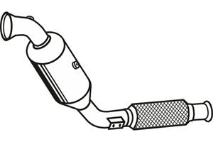 Catalytic converter i gruppen Tillflligt dolda artiklar hos  Professional Parts Sweden AB (P9541DCAT)