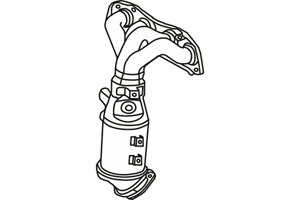 Catalytic converter i gruppen Tillflligt dolda artiklar hos  Professional Parts Sweden AB (P9547CAT)
