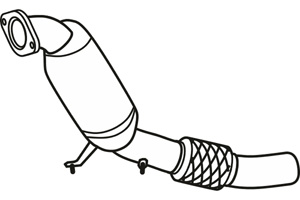Catalytic converter in the group  at  Professional Parts Sweden AB (P9550DCAT)