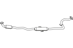 Catalytic converter in the group  at  Professional Parts Sweden AB (P9551CAT)