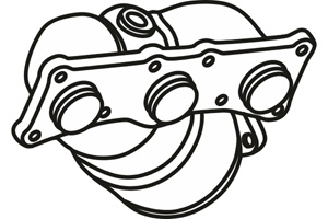 Catalytic converter in the group Exhaust parts / Catalytic converter at  Professional Parts Sweden AB (P9570CAT)