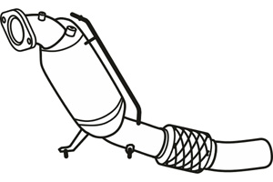 Catalytic converter in the group Exhaust parts / Catalytic converter at  Professional Parts Sweden AB (P9573DCAT)
