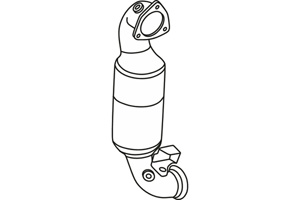 Catalytic converter in the group Exhaust parts / Catalytic converter at  Professional Parts Sweden AB (P9578CAT)