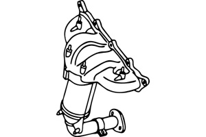 Catalytic converter in the group  at  Professional Parts Sweden AB (P9592CAT)