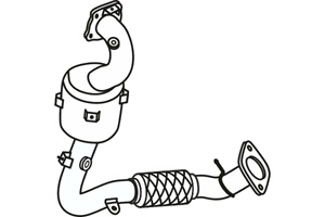 Catalytic converter in the group Exhaust parts / Catalytic converter at  Professional Parts Sweden AB (P9595CAT)