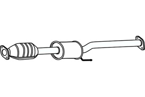 Catalytic converter in the group Exhaust parts / Catalytic converter at  Professional Parts Sweden AB (P9611CAT)