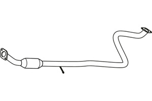 Catalytic converter in the group Exhaust parts / Catalytic converter at  Professional Parts Sweden AB (P9624CAT)