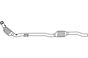 Catalytic converter in the group Exhaust parts / Catalytic converter at  Professional Parts Sweden AB (P9627CAT)