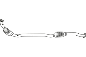 Catalytic converter in the group Exhaust parts / Catalytic converter at  Professional Parts Sweden AB (P9628CAT)