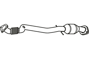 Catalytic converter in the group Exhaust parts / Catalytic converter at  Professional Parts Sweden AB (P9636CAT)