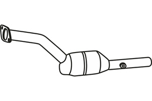 Catalytic converter in the group Exhaust parts / Catalytic converter at  Professional Parts Sweden AB (P9642CAT)