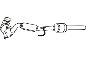 Catalytic converter in the group Exhaust parts / Catalytic converter at  Professional Parts Sweden AB (P9644CAT)