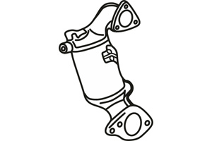 Catalytic converter in the group Exhaust parts / Catalytic converter at  Professional Parts Sweden AB (P9652DCAT)