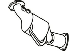 Catalytic converter i gruppen Tillflligt dolda artiklar hos  Professional Parts Sweden AB (P9655DCAT)