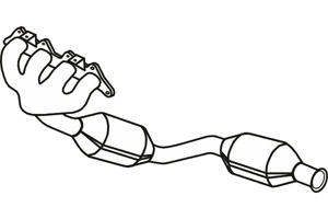 Catalytic converter in the group  at  Professional Parts Sweden AB (P9663CAT)