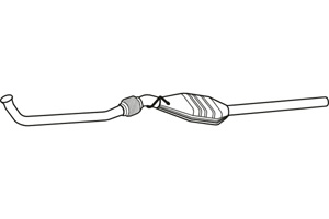 Catalytic converter i gruppen Tillflligt dolda artiklar hos  Professional Parts Sweden AB (P9669DCAT)