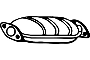 Catalytic converter i gruppen Tillflligt dolda artiklar hos  Professional Parts Sweden AB (P9672CAT)