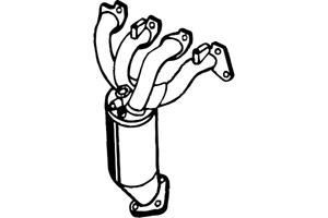 Catalytic converter in the group  at  Professional Parts Sweden AB (P9681CAT)