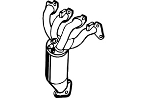 Catalytic converter in the group  at  Professional Parts Sweden AB (P9682CAT)