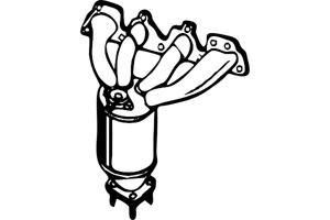 Catalytic converter i gruppen Tillflligt dolda artiklar hos  Professional Parts Sweden AB (P9689CAT)
