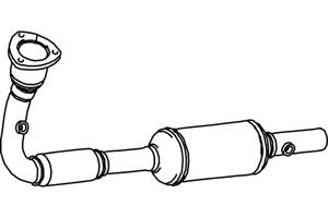 Catalytic converter i gruppen Tillflligt dolda artiklar hos  Professional Parts Sweden AB (P9692CAT)