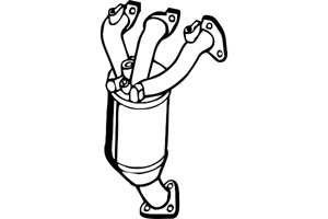 Catalytic converter i gruppen Tillflligt dolda artiklar hos  Professional Parts Sweden AB (P9693CAT)