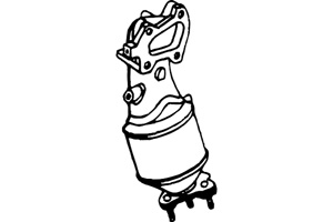 Catalytic converter i gruppen Tillflligt dolda artiklar hos  Professional Parts Sweden AB (P9695DCAT)