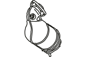 Catalytic converter i gruppen Tillflligt dolda artiklar hos  Professional Parts Sweden AB (P9701CAT)