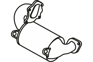 Catalytic converter in the group  at  Professional Parts Sweden AB (P9704DCAT)