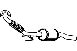 Catalytic converter i gruppen Tillflligt dolda artiklar hos  Professional Parts Sweden AB (P9721DCAT)