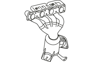 Catalytic converter i gruppen Tillflligt dolda artiklar hos  Professional Parts Sweden AB (P9730CAT)