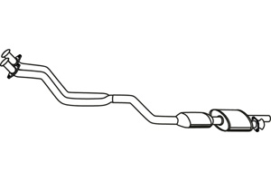 Catalytic converter i gruppen Tillflligt dolda artiklar hos  Professional Parts Sweden AB (P9738CAT)