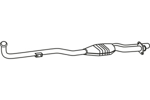 Catalytic converter i gruppen Tillflligt dolda artiklar hos  Professional Parts Sweden AB (P9740DCAT)