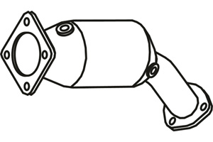 Catalytic converter i gruppen Tillflligt dolda artiklar hos  Professional Parts Sweden AB (P9741CAT)