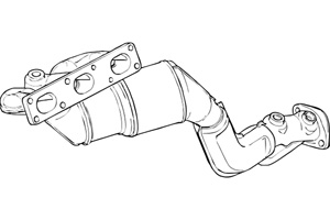 Catalytic converter in the group  at  Professional Parts Sweden AB (P9744CAT)